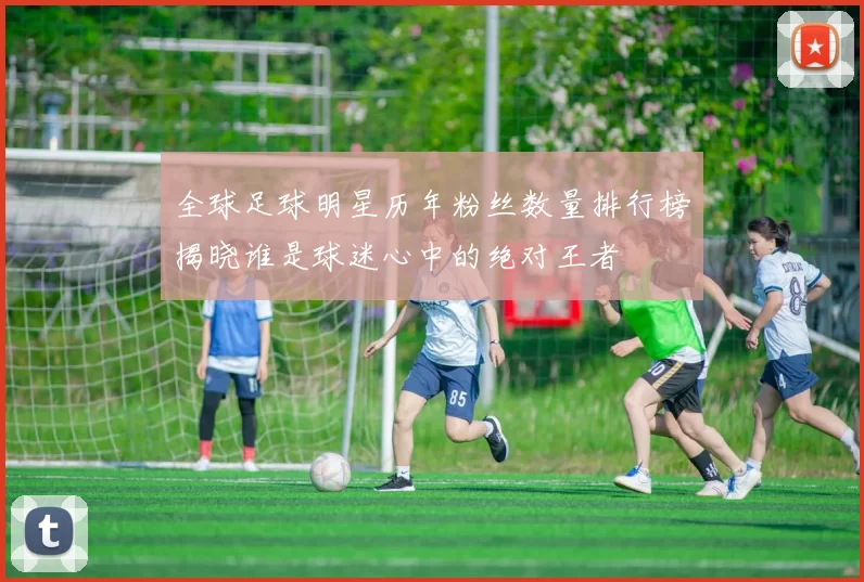 全球足球明星历年粉丝数量排行榜揭晓谁是球迷心中的绝对王者