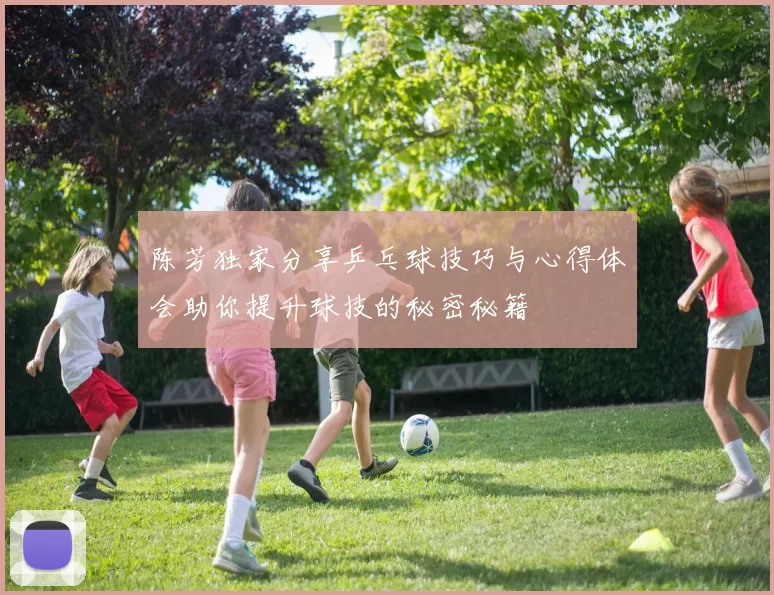 陈芳独家分享乒乓球技巧与心得体会助你提升球技的秘密秘籍