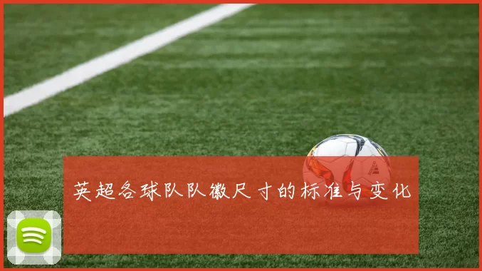 英超各球队队徽尺寸的标准与变化