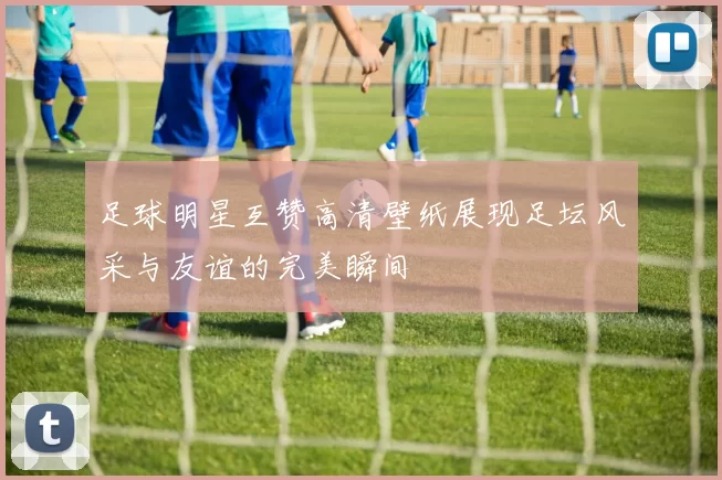 足球明星互赞高清壁纸展现足坛风采与友谊的完美瞬间